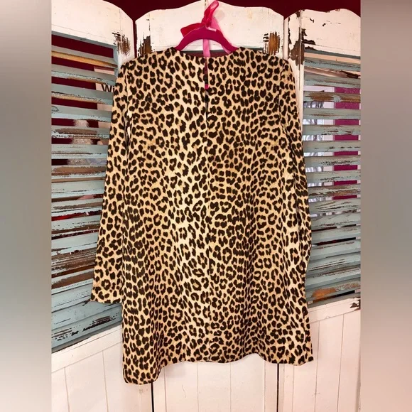 H&M Leopard Print Relaxed Fit Dress Size Small - Picture 2 of 6